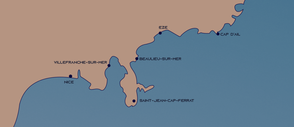 Map Nice - Cap d'Ail